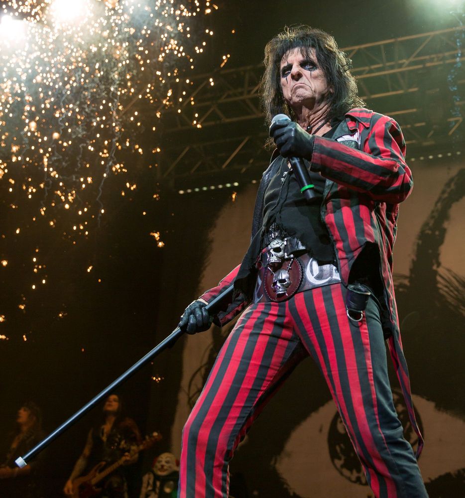 Alice Cooper auf der Bühne in San Antonio, Texas, 2015