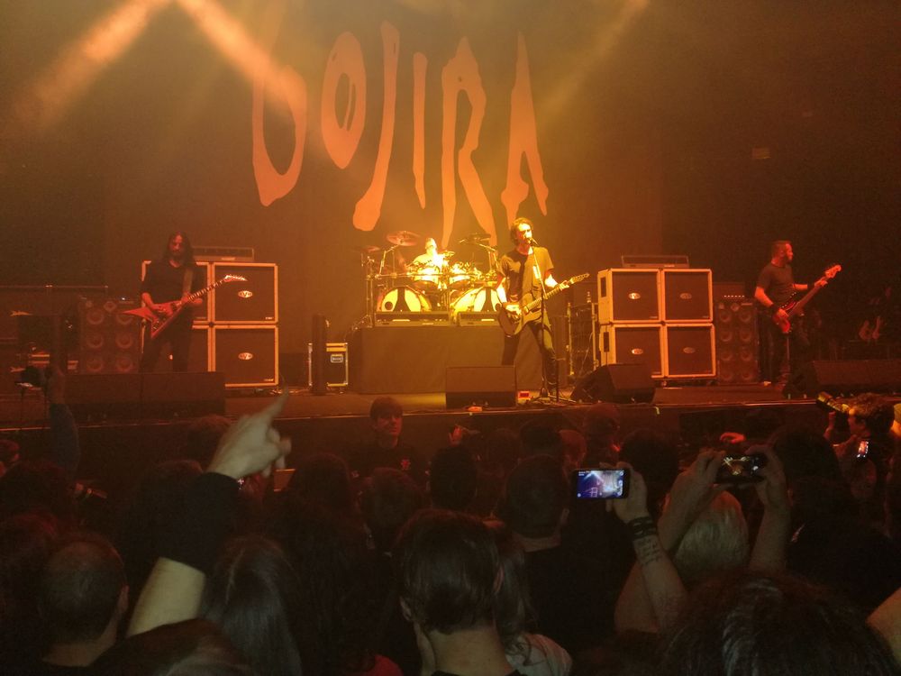 Gojira live 2016 in Bologna – Schlagzeuger Mario Duplantier