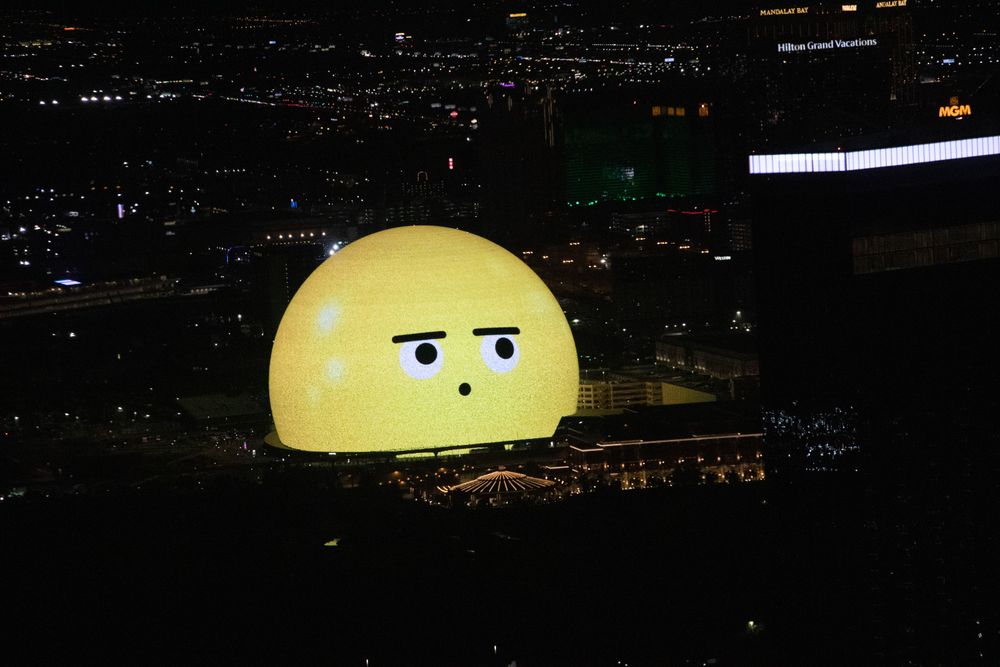 Das Las Vegas Sphere, mögliche Bühne einer Rush-Residency