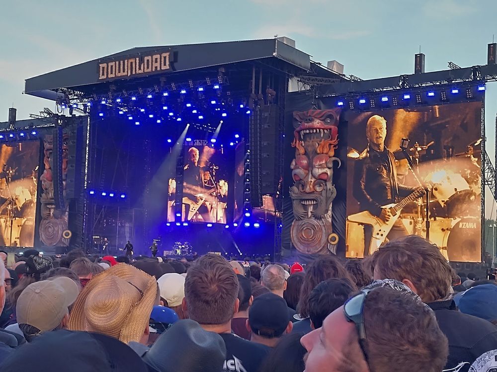 Metallica live beim Download Festival 2023