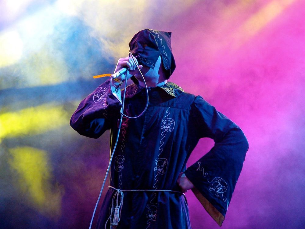 Sunn O))) live 2005 beim Roskilde Festival